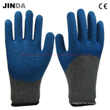 Guantes de mano de seguridad de látex azul (lh003)